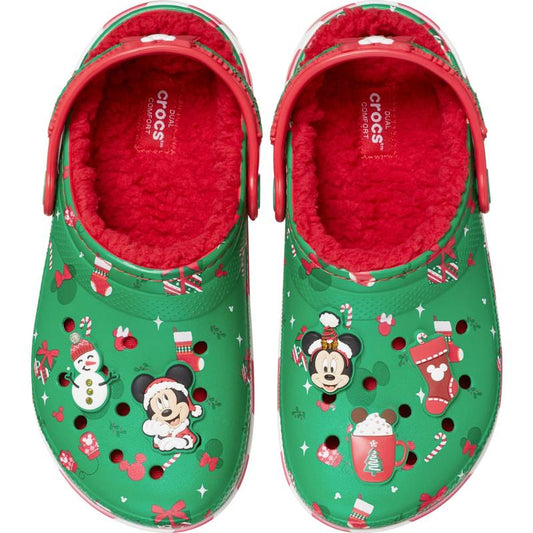 Crocs Kids Classic Lined Disney Mickey Mouse Holiday Clogs