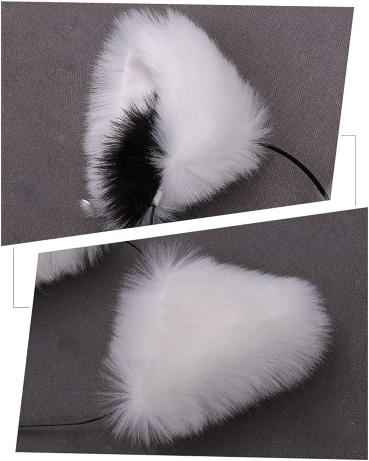 Cosplay Women Plush Furry Cat Ears Headwear Accessory for Party