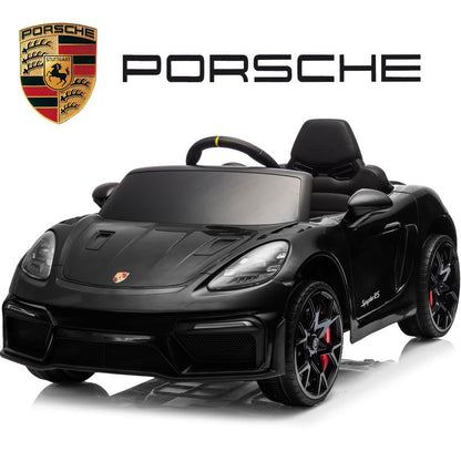 Coclub Porsche 718 Spyder Ride-On Car with Remote Control for Kids, 12V Powered Electric Car, Boys Girls Gifts