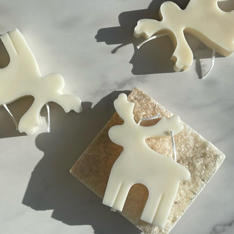 Reindeer Candle, Rudolf Candle, Christmas Decorative Candle, Christmas Candle, Christmas Soy Candle, Christmas Gift.