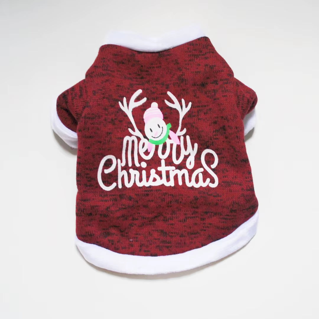 Warm Winter Dog Clothes Soft Fleece Pet Clothes Christmas Dog Coat Jacket New Year Chihuahua Dogs Pets Clothing Roupa Cachorro