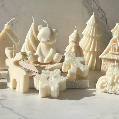 Reindeer Candle, Rudolf Candle, Christmas Decorative Candle, Christmas Candle, Christmas Soy Candle, Christmas Gift.