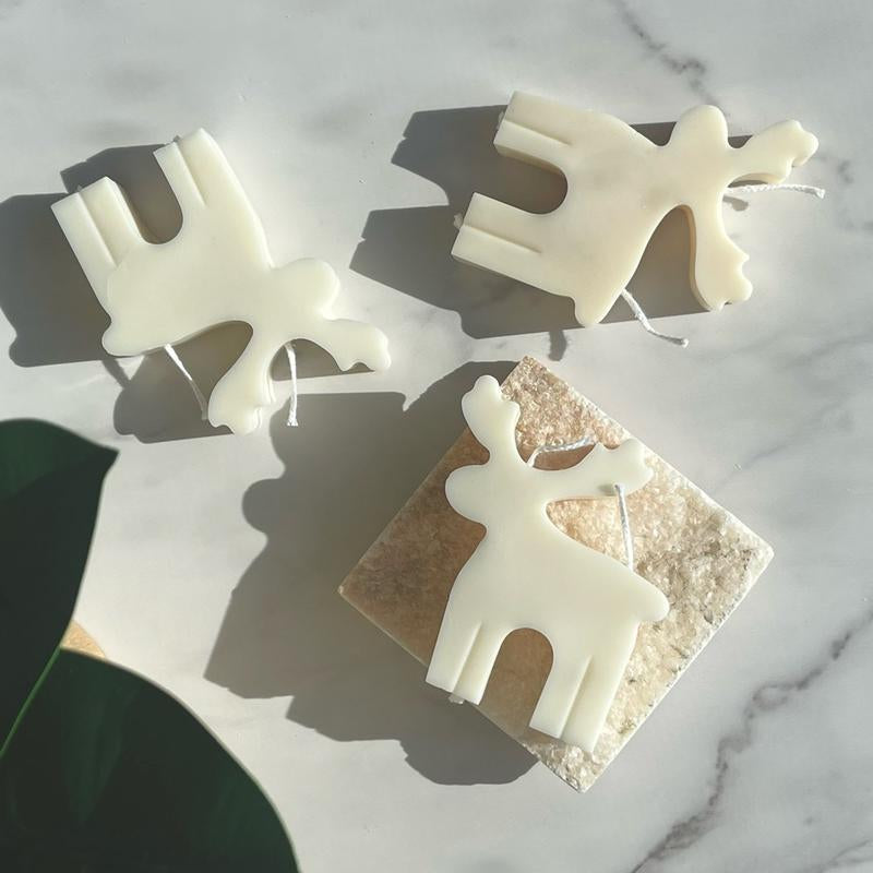 Reindeer Candle, Rudolf Candle, Christmas Decorative Candle, Christmas Candle, Christmas Soy Candle, Christmas Gift.