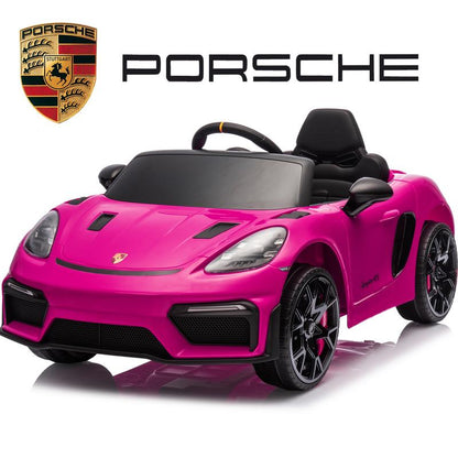 Coclub Porsche 718 Spyder Ride-On Car with Remote Control for Kids, 12V Powered Electric Car, Boys Girls Gifts