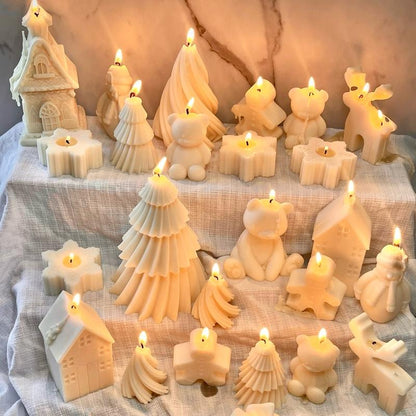 Reindeer Candle, Rudolf Candle, Christmas Decorative Candle, Christmas Candle, Christmas Soy Candle, Christmas Gift.