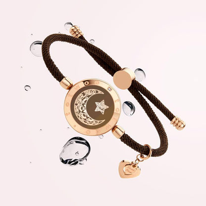 【Creative Gifts】Totwoo Sun&Moon Touch Bracelets Functional Love Connect Gift for Boyfriend or Girlfriend or Your Familay