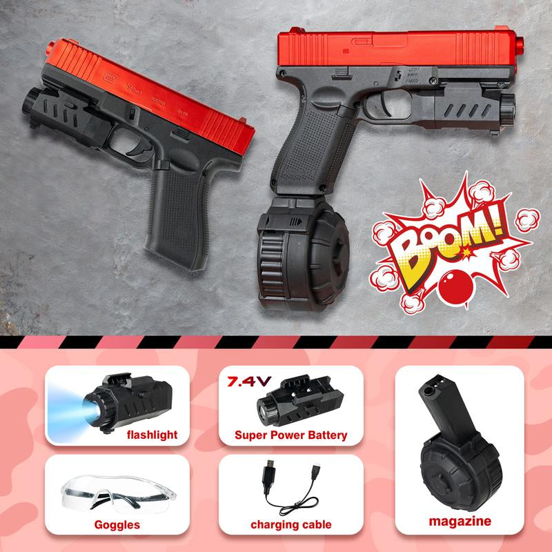 Electric Feed Gel Ball Blaster- Fully Automatic Outdoor Toys, Boys Girls Toys Christmas Gifts, Holiday Gifts，Birthday Gifts！