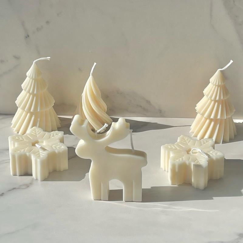 Reindeer Candle, Rudolf Candle, Christmas Decorative Candle, Christmas Candle, Christmas Soy Candle, Christmas Gift.