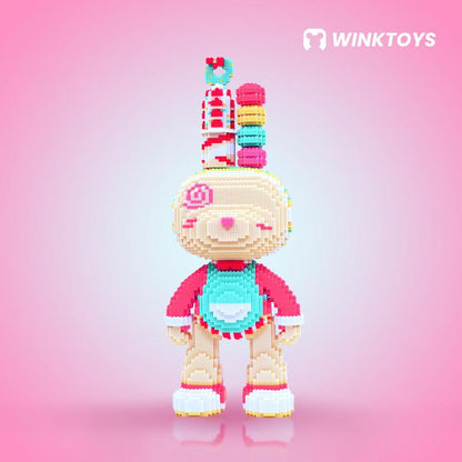Rabbit Building Block,Winktoys Building Block, Rabbit Toys,Birthday Gift,Trend Decoration,Cool Gifts,Gifts for Boys and Girls,Christmas Gift