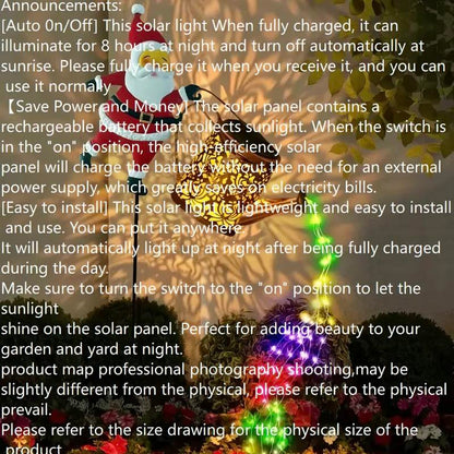 Christmas Solar Garden Light – Retro Metal Watering Can Lamp with Twinkling Fairy Stream, Perfect for Patio & Holiday Gifts