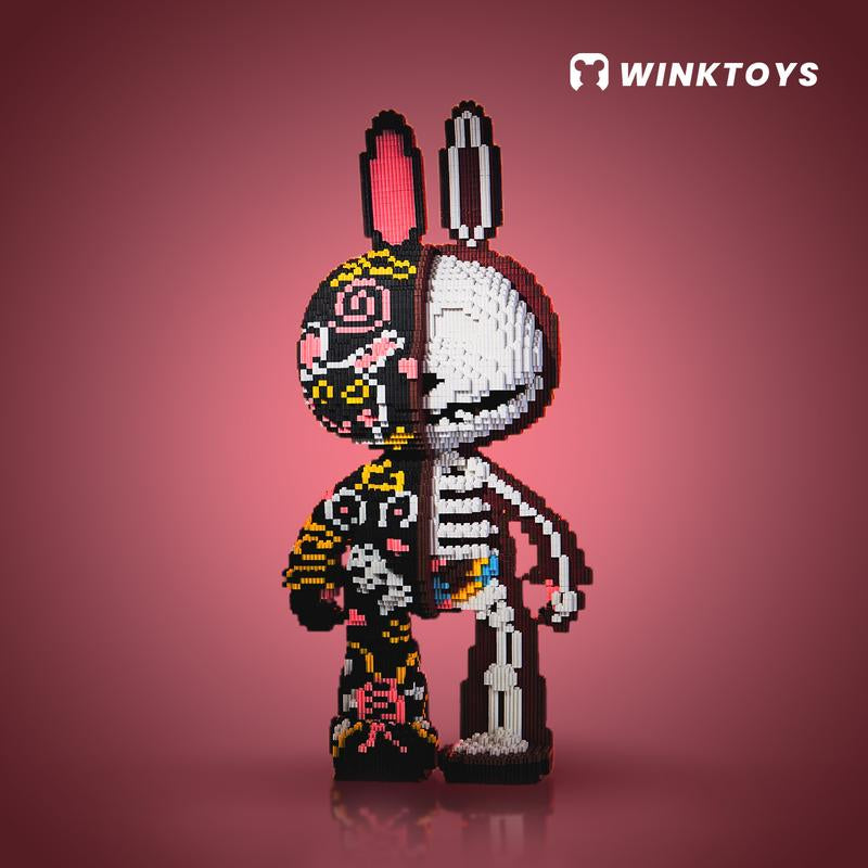 Rabbit Building Block,Winktoys Building Block, Rabbit Toys,Birthday Gift,Trend Decoration,Cool Gifts,Gifts for Boys and Girls,Christmas Gift