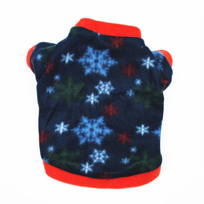 Warm Winter Dog Clothes Soft Fleece Pet Clothes Christmas Dog Coat Jacket New Year Chihuahua Dogs Pets Clothing Roupa Cachorro