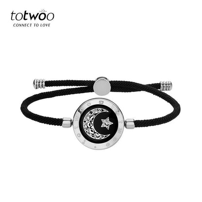 【Creative Gifts】Totwoo Sun&Moon Touch Bracelets Functional Love Connect Gift for Boyfriend or Girlfriend or Your Familay